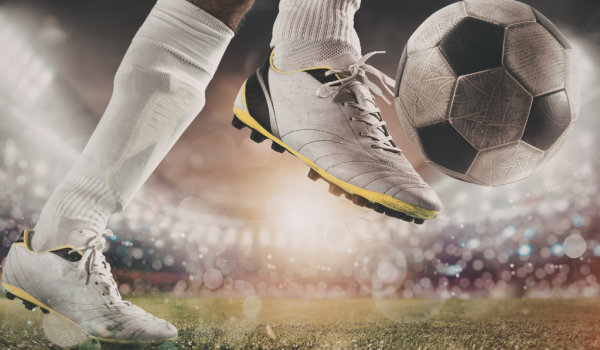 Football in action
